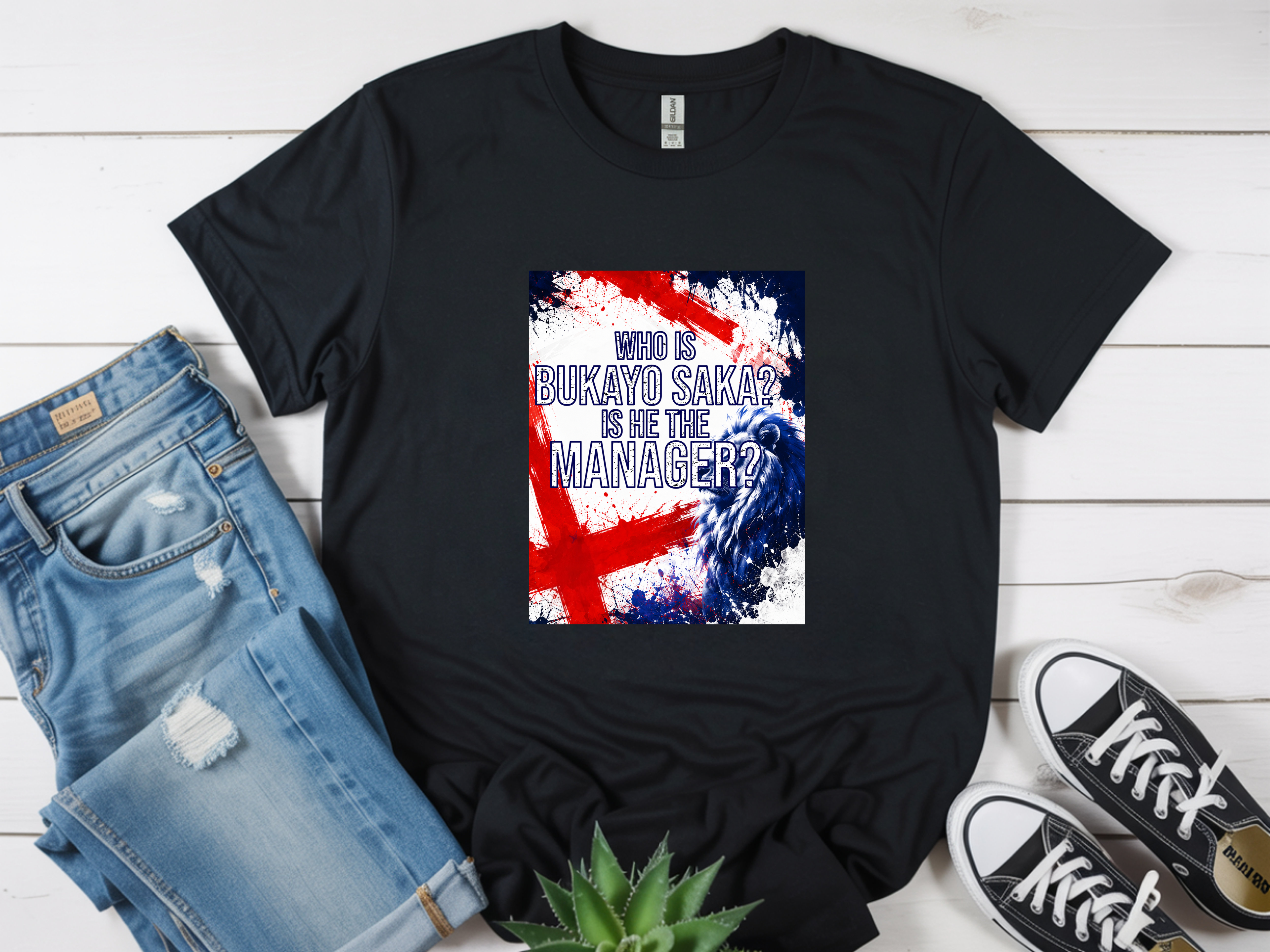 Who's Saka? World Cup 2026 Funny England Football T Shirt