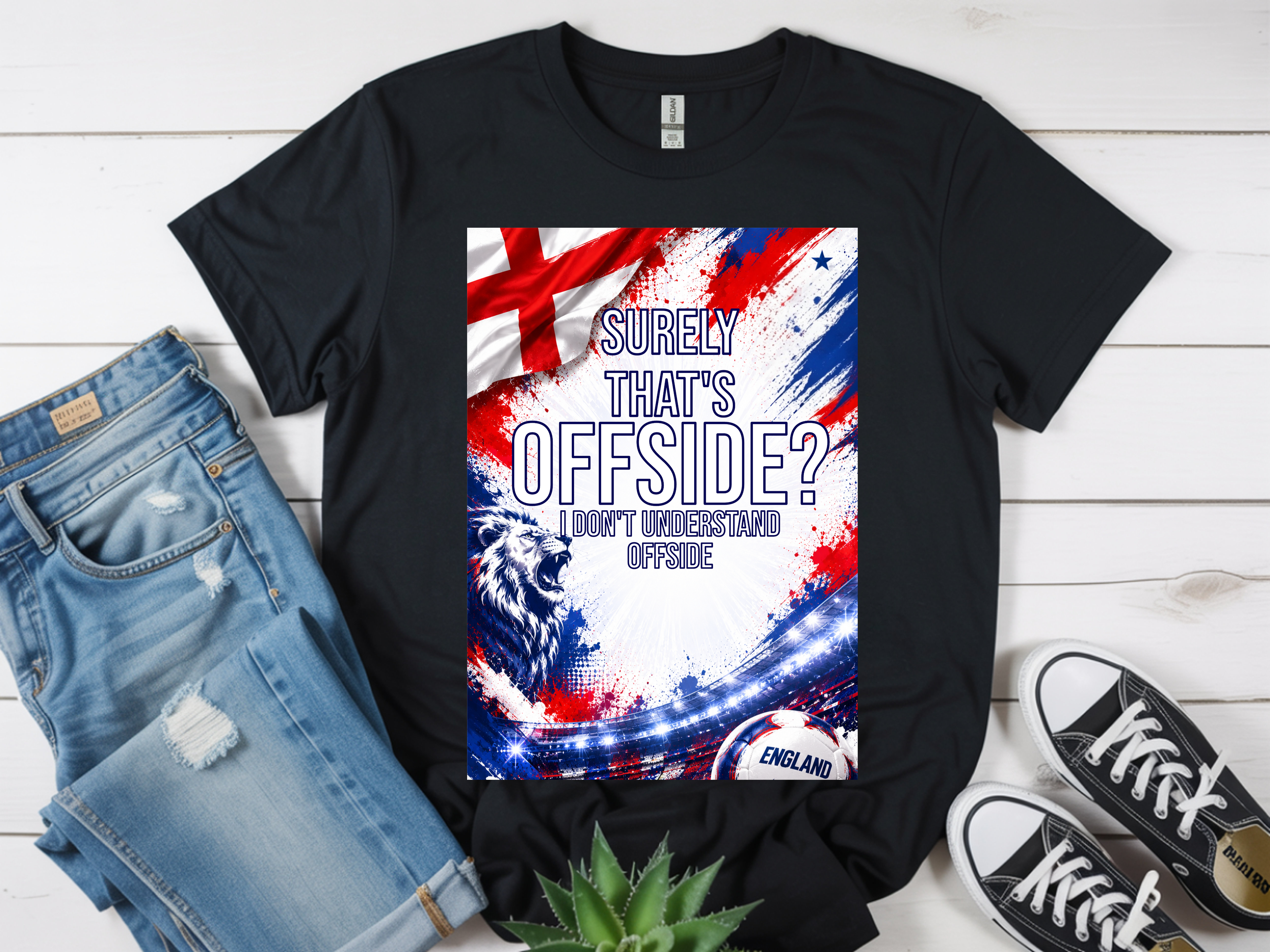 Surely That's Offside? World Cup 2026 Funny England Football T Shirt
