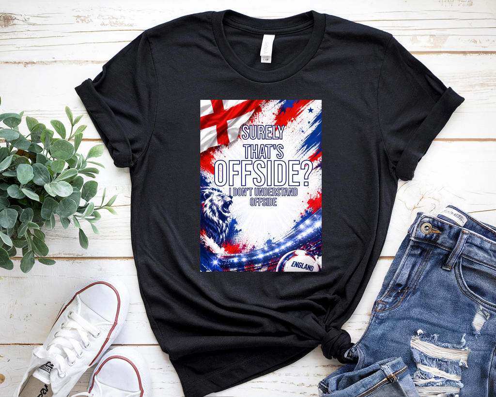 Surely That's Offside? World Cup 2026 Funny England Football T Shirt