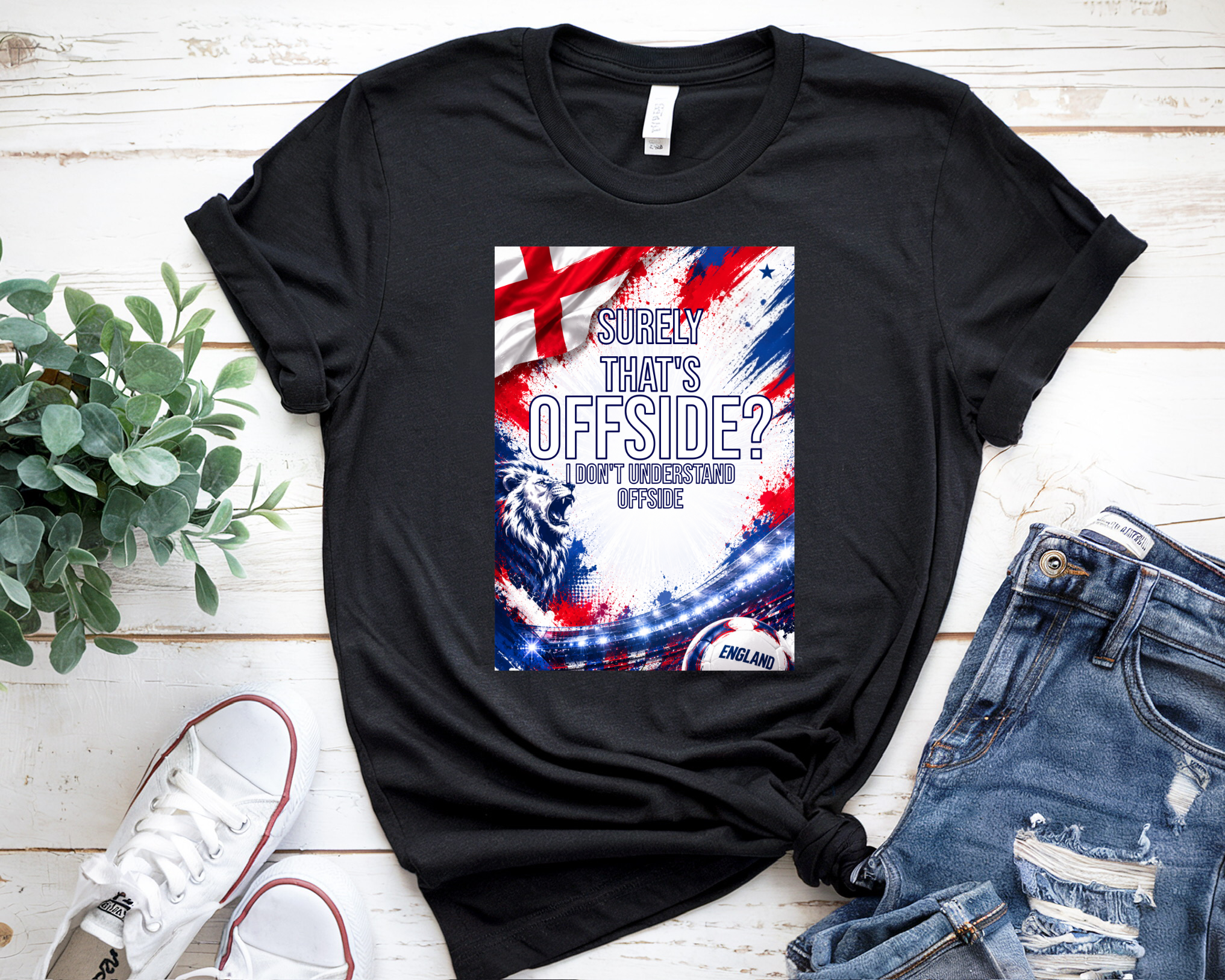 Surely That's Offside? World Cup 2026 Funny England Football T Shirt