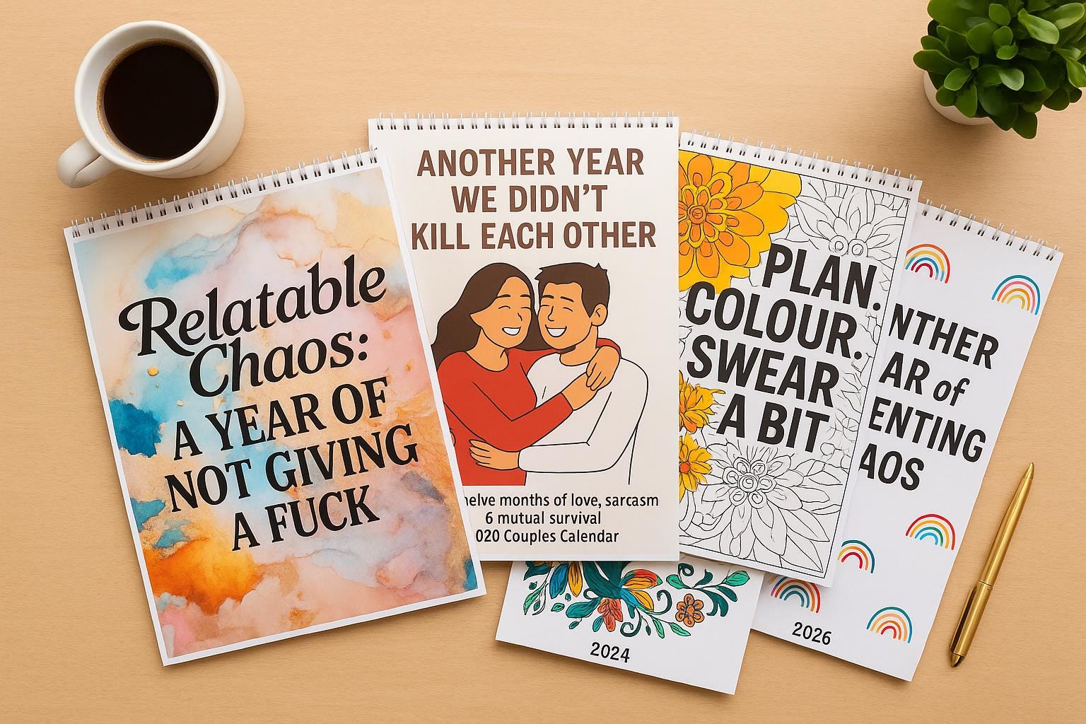 Another Year of Parenting Chaos 2026 Wall Calendar