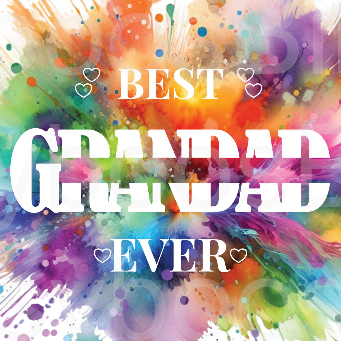 Personalised Best Dad Ever Design PNG