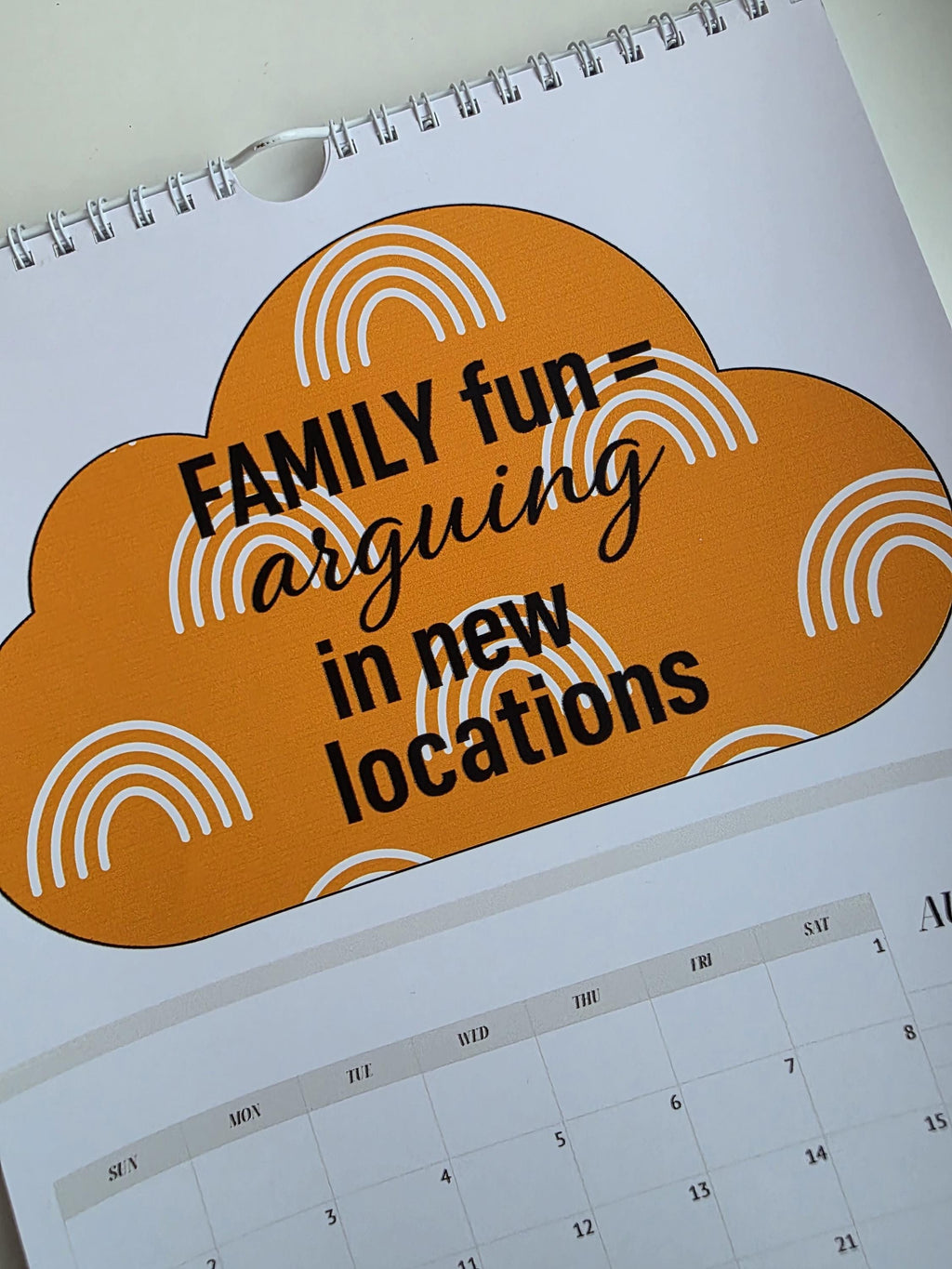 Another Year of Parenting Chaos 2026 Wall Calendar