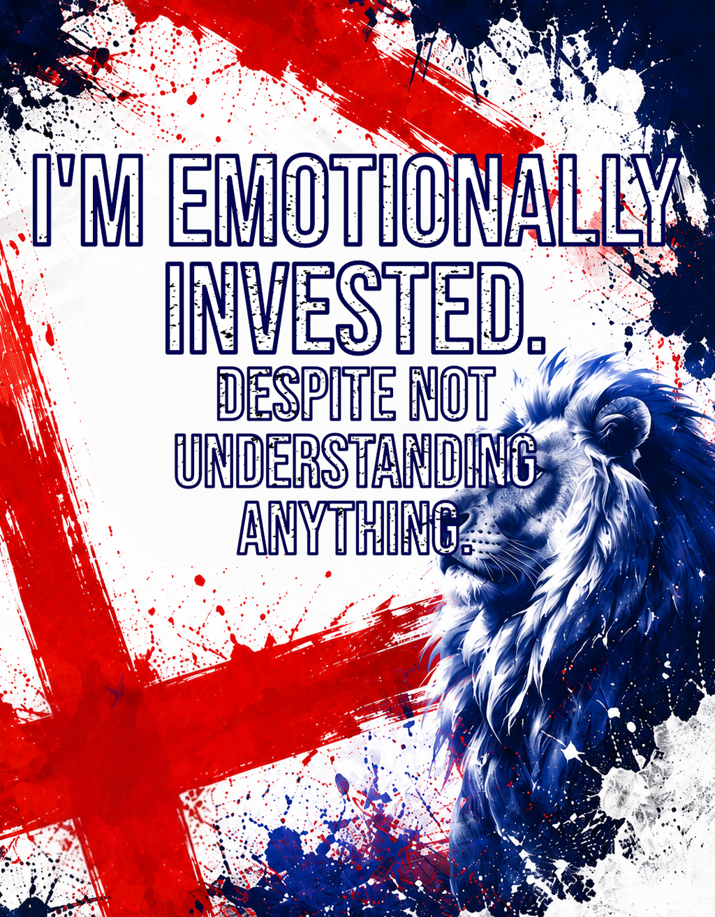Emotionally Invested. World Cup 2026 Funny England Football T Shirt