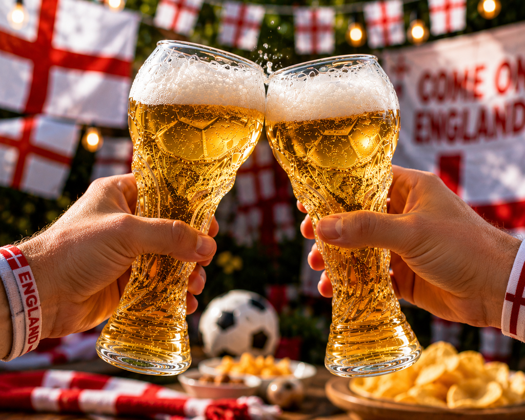 World Cup Trophy Pint Glass – Football Fan Beer Glass – World Cup 2026 Gift - 450ml