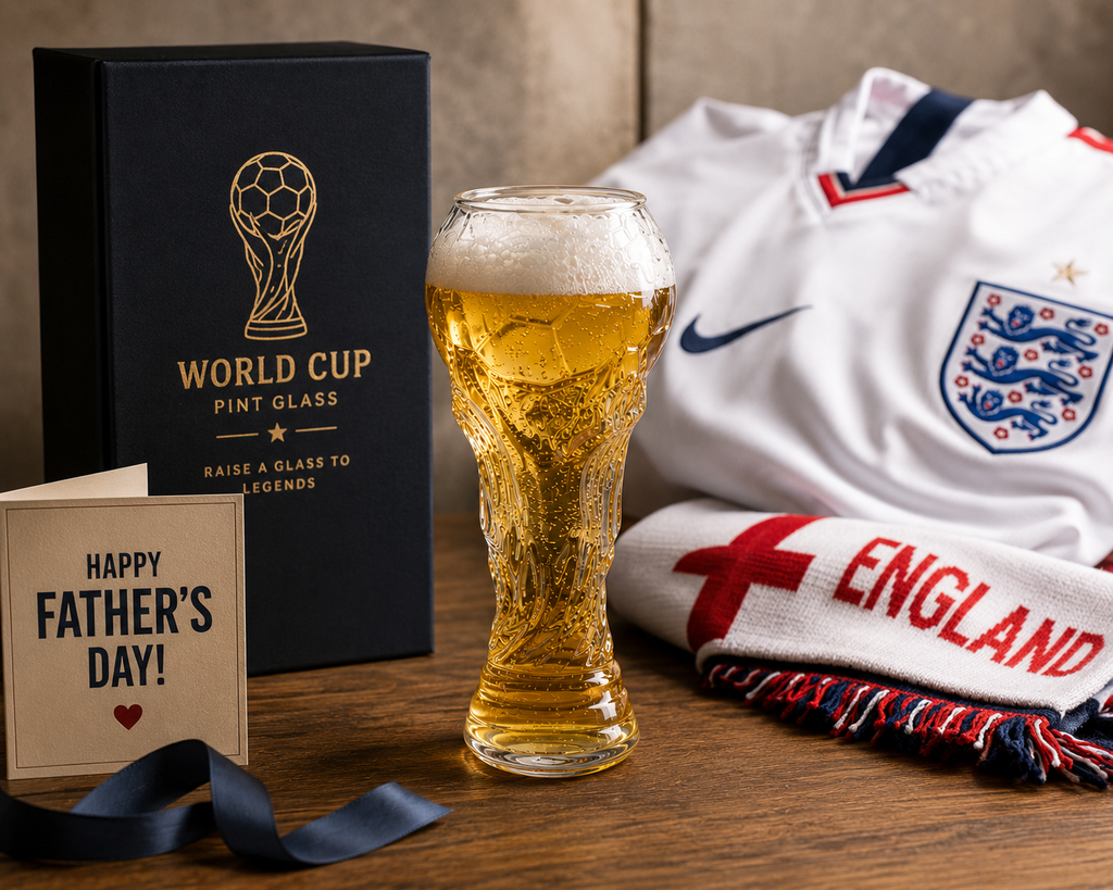 World Cup Trophy Pint Glass – Football Fan Beer Glass – World Cup 2026 Gift - 450ml