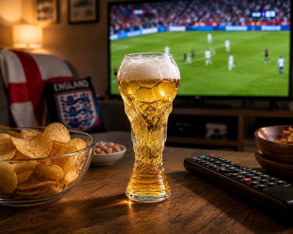 World Cup Trophy Pint Glass – Football Fan Beer Glass – World Cup 2026 Gift - 450ml
