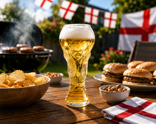 World Cup Trophy Pint Glass – Football Fan Beer Glass – World Cup 2026 Gift - 450ml