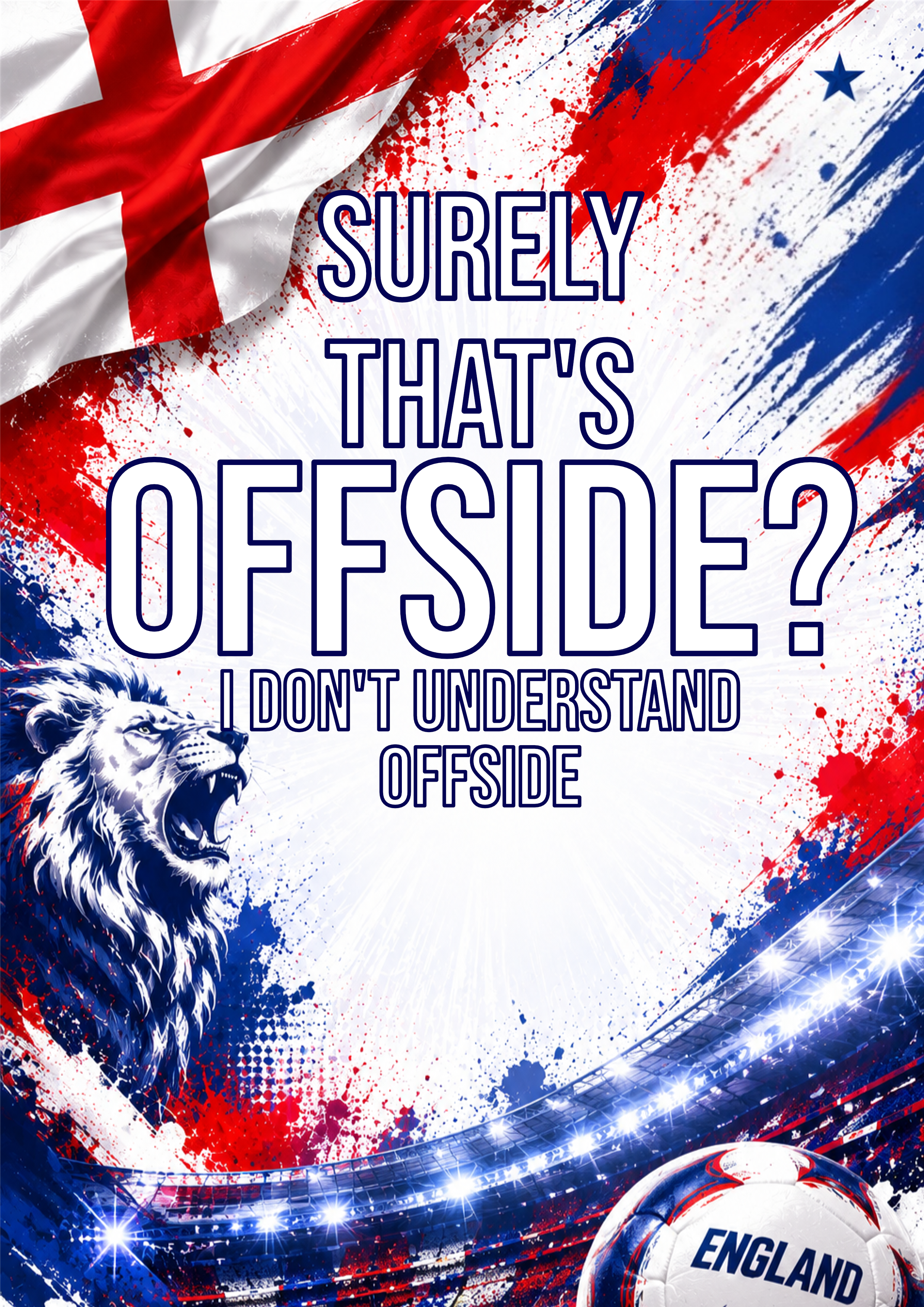 Surely That's Offside? World Cup 2026 Funny England Football T Shirt